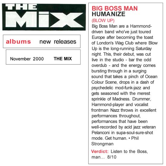 The Mix Albums Big Boss Man Humanize