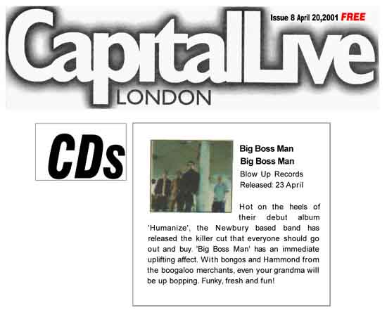 Capital Live Big Boss Man Big Boss Man
