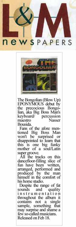 L&M Reviews The Bongolian