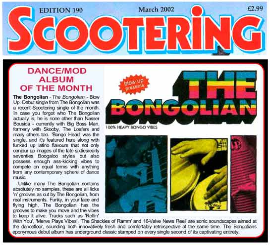 Scootering Album Of The Month The Bongolian