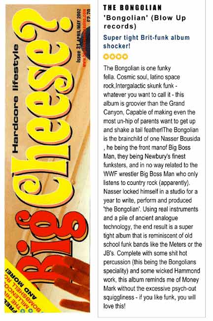 Big Cheese Album Reviews The Bongolian
