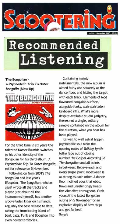 Scootering Recommended Listening The Bongolian Outer Bongolia