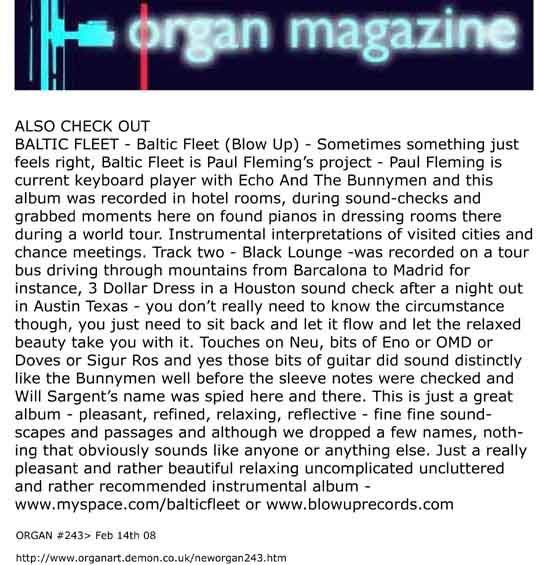 Organ Magazine Baltic Fleet