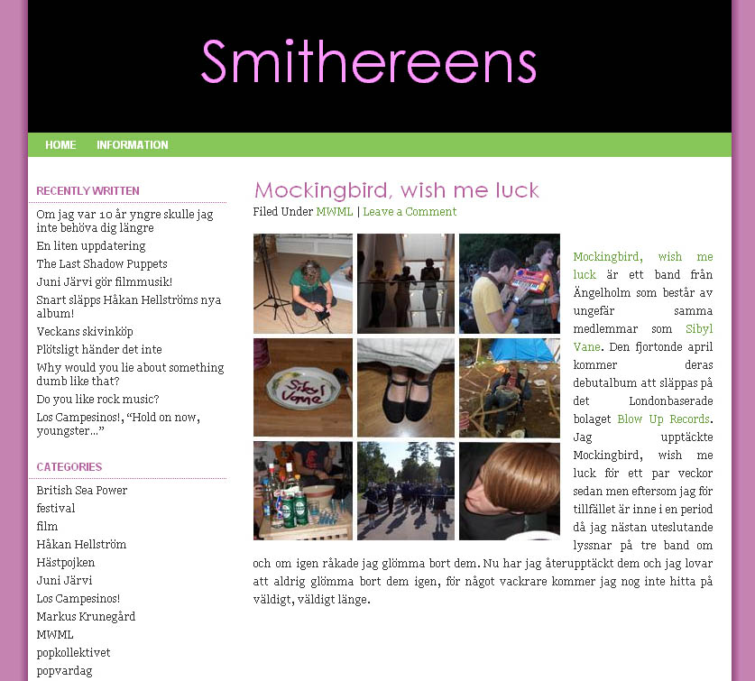 Smithereens Album Reviews Mockingbird Wish Me Luck Days Come And Go