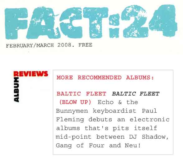 FACT Recommended Baltic Fleet