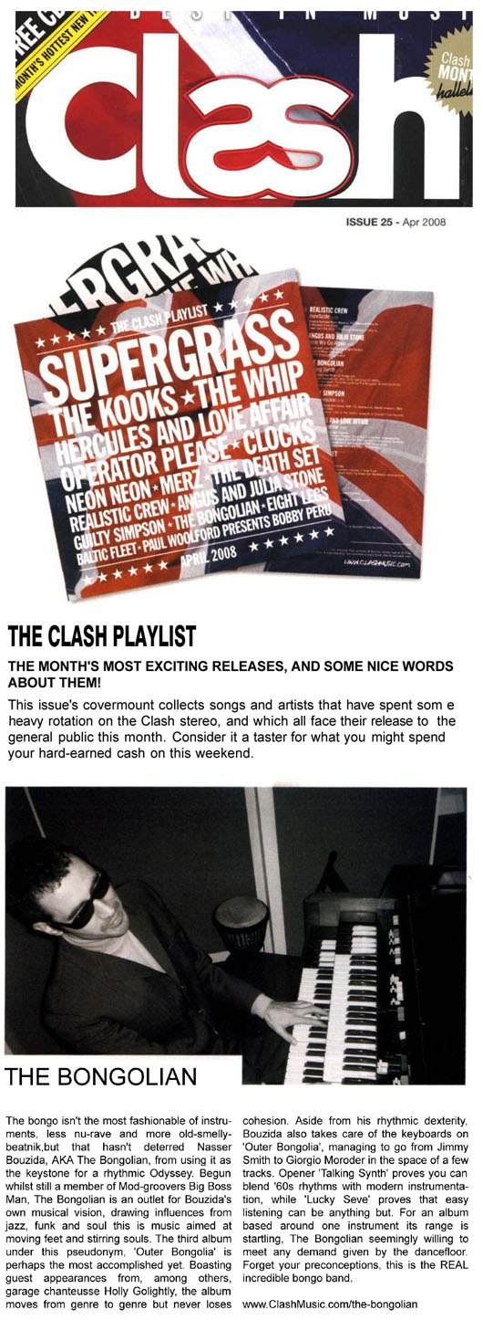 Clash The Clash Playlist The Bongolian Outer Bongolia
