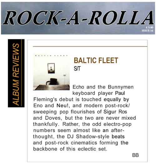 Rock-A-Rolla Reviews Baltic Fleet