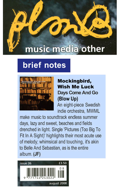 Plan B Album Reviews Mockingbird Wish Me Luck Days Come And Go