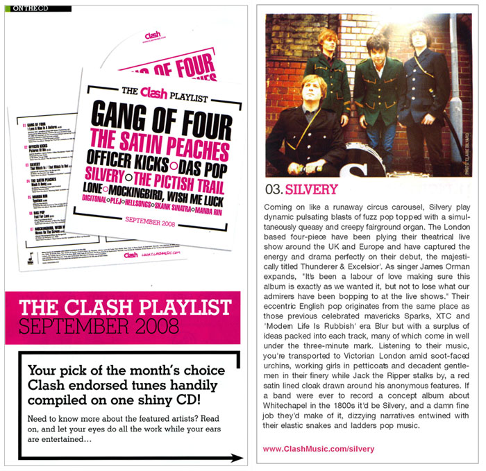 The Clash Playlist Silvery