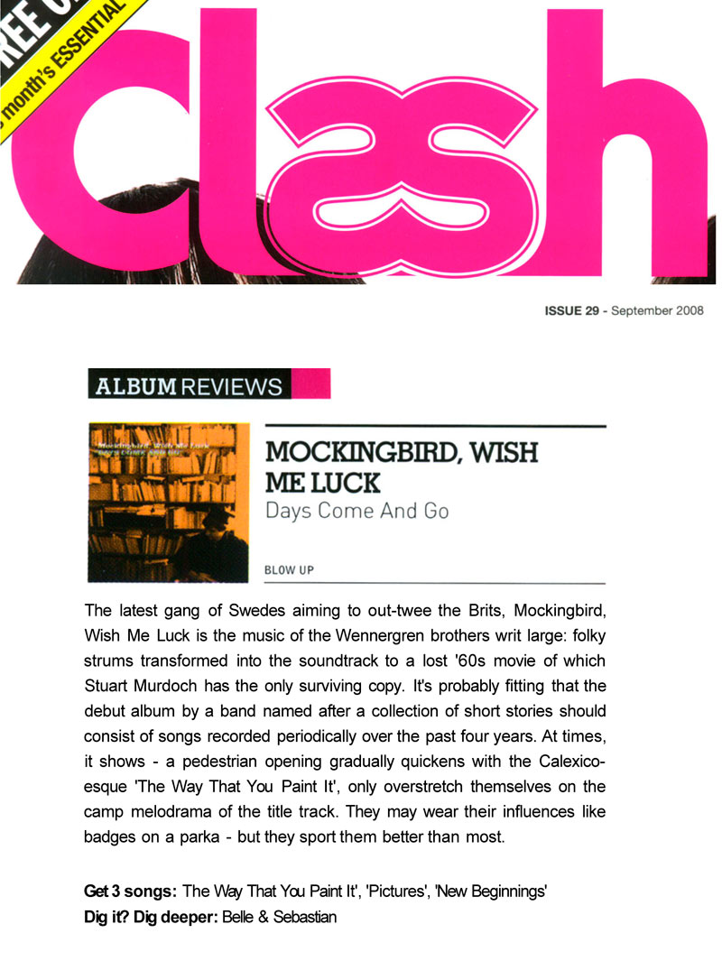 Clash Album Review Thunderer & Excelsior