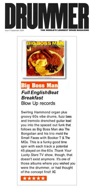 Drummer Magazine Full English Beat Breakfast