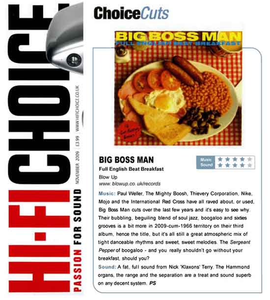 Hi-Fi Choice Big Boss Man Full English Beat Breakfast