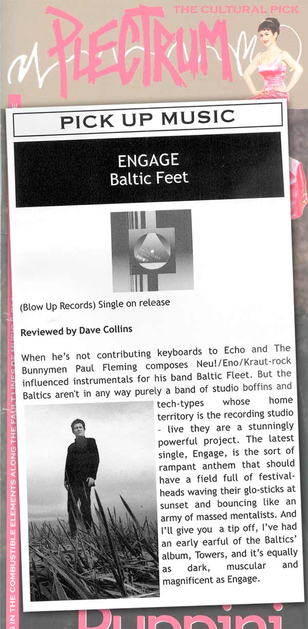 Baltic Fleet Engage Plectrum