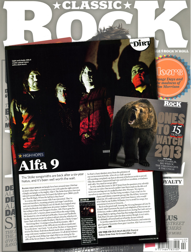 Alfa 9 Classic Rock High Hopes Ones To Watch 2013