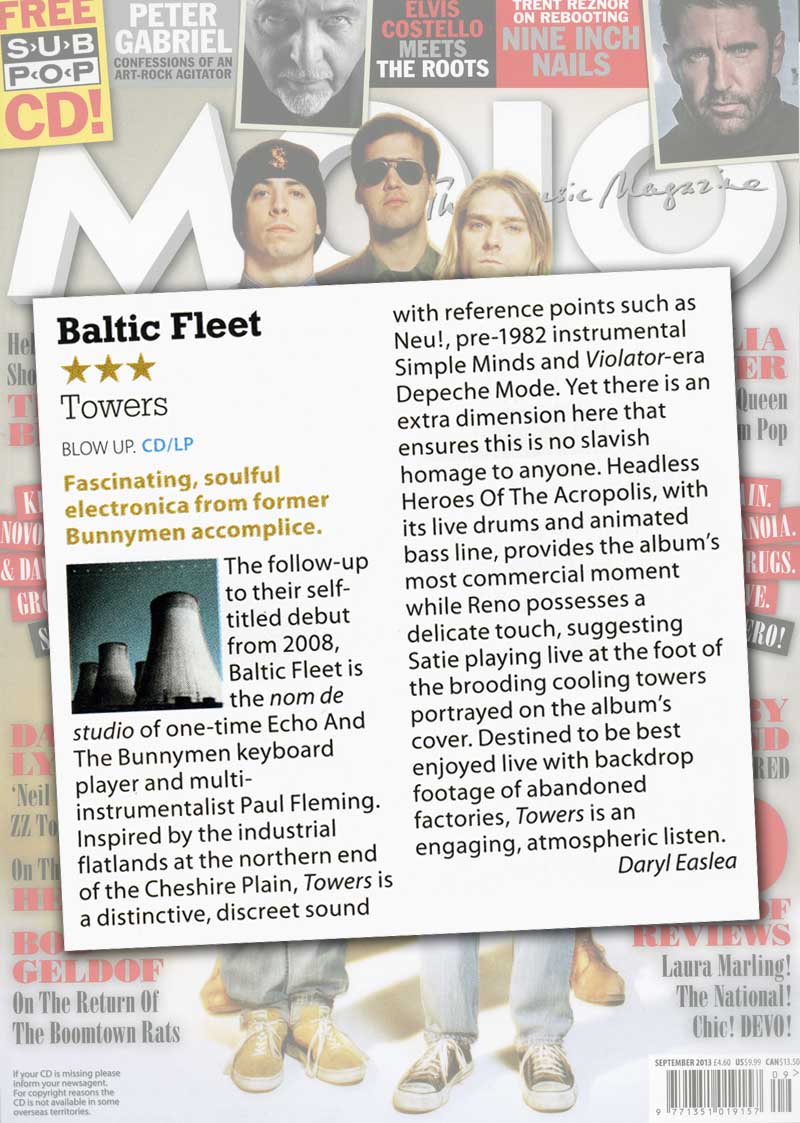 Baltic Fleet 'Towers' MOJO Album Reviews