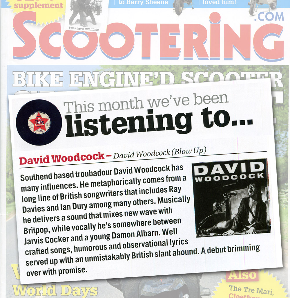 Scootering David Woodcock Album Review
