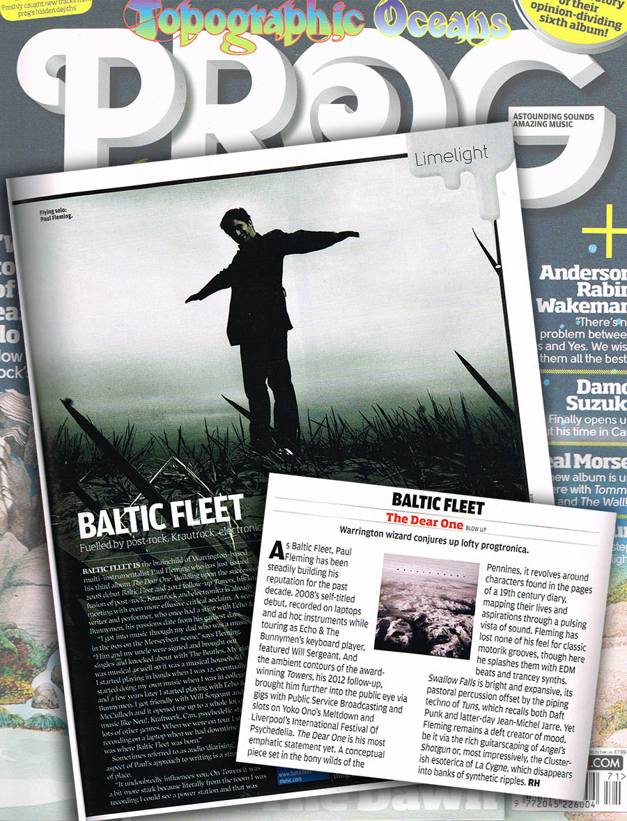 Baltic Fleet 'The Dear One' PROG Album Reviews & Feature