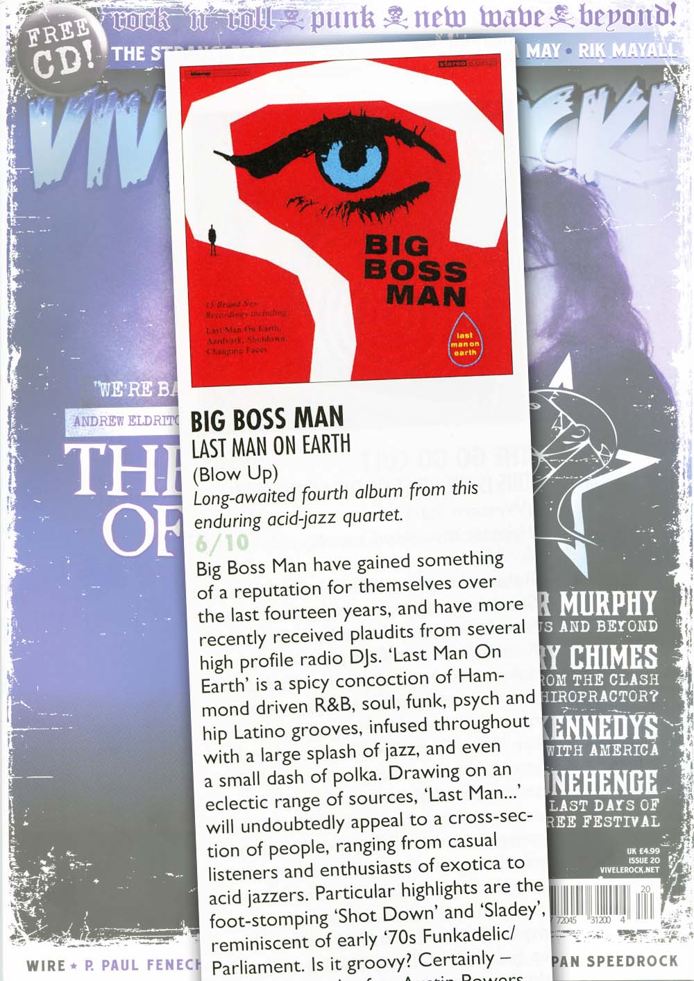 Vive Le Rock Last Man On Earth Album Review Big Boss Man