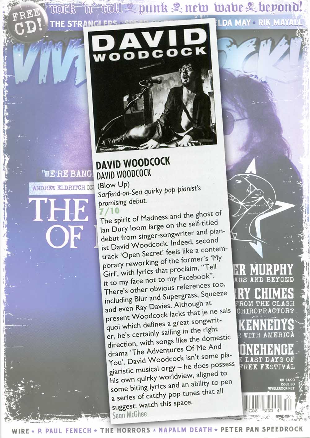 Vive Le Rock David Woodcock Album Review